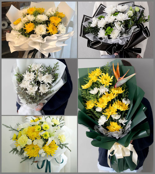 广东江门市台山市台城街道白事花束代送